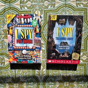 NIP "I Spy" CD-ROM Games Fun House and Treasure Hunt